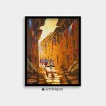 AASY02 - Sunset in the street of Nepal