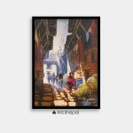 AASY07 - A narrow street between Nepali houses
