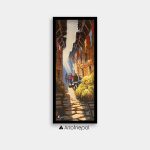 AASY17 - Beautiful sunrays in the street of Nepal