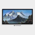 ALBT12 - Scenery painting of Mt.Everest and Kala Patthar