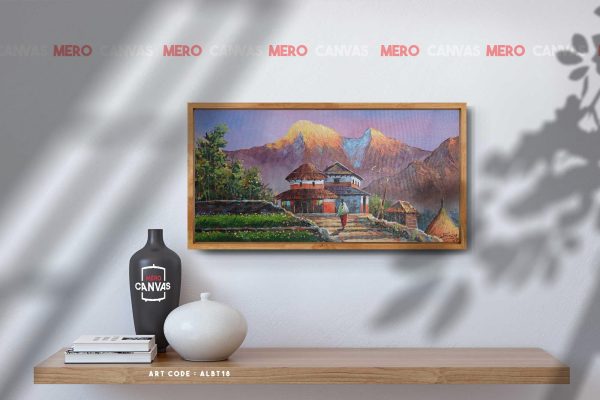 ALBT18 - Traditional House Landscape Painting