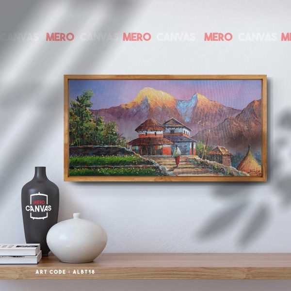 ALBT18 - Traditional House Landscape Painting
