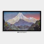ALBT20 - Sunset over Mt.Manaslu and Hills