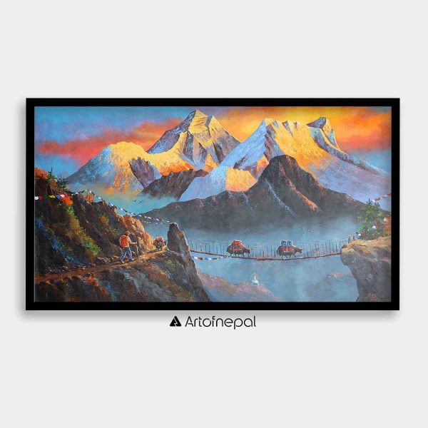 ALBT33 - Sunset over Mt.Everest