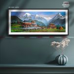 ALBT41 - Traditional House Landscape Painting