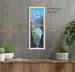 ALJC63 - Scenery of Mt.Ama Dablam and green hills.