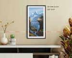 ALJC69 - Scenery of Mt.Ama Dablam behind a Hill