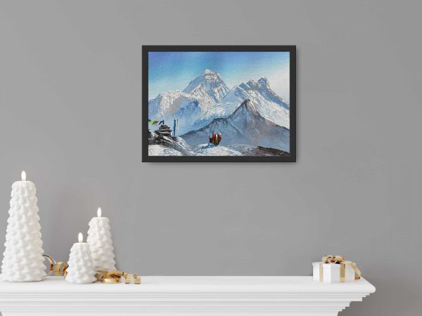 ALJC86- Beautiful snow capped Mt.Everest
