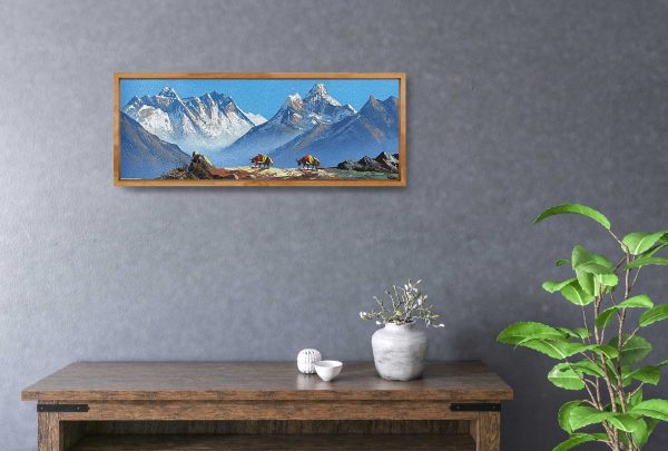 ALJC92- Beautiful range of Mt.Everest and Ama Dablam