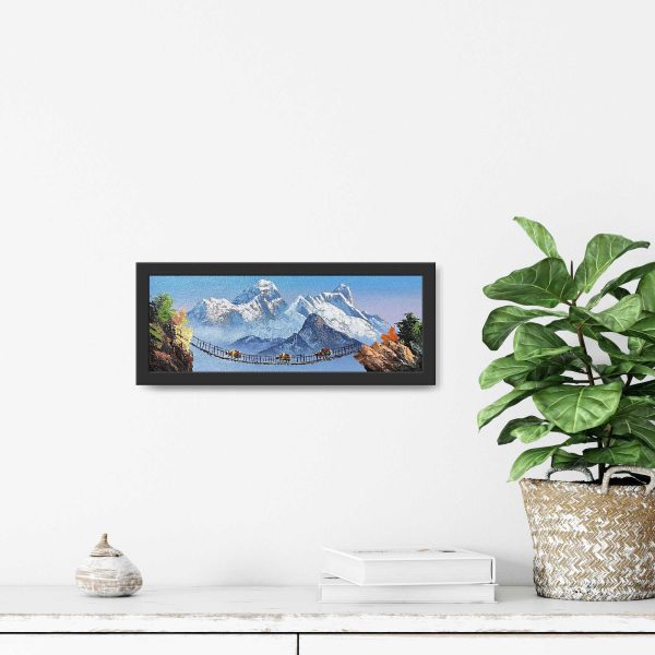 ALJC98- View of Mt.Everest from hills
