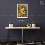 AAJT06 - An abstract nature painting of Gautam Buddha