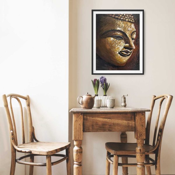 UNAP09 - A detailed painting of Lord Buddha