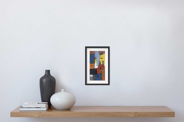 UNAP12 - An abstract painting of Buddha