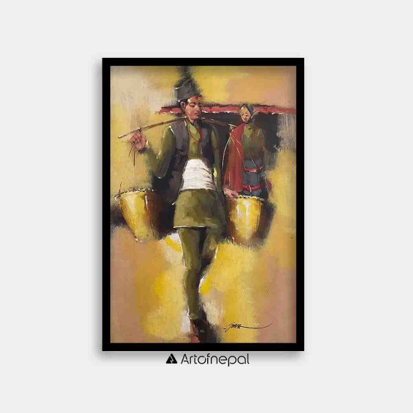 UNAP16 - An abstract painting of a carrier