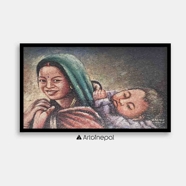 UNAP18 - A woman with her son