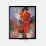 UNAP20 - An abstract painting of a buddhist