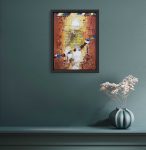 UNAP23 - An abstract painting of Buddha