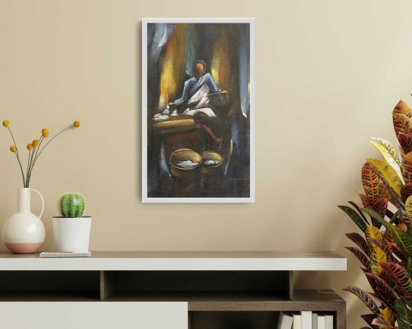 UNAP29 - An elder woman creating dhup batthi