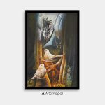 AAJT04 - An abstract painting of Buddha