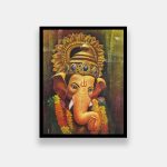 AAJT01 - A detailed painting of Lord Ganesh
