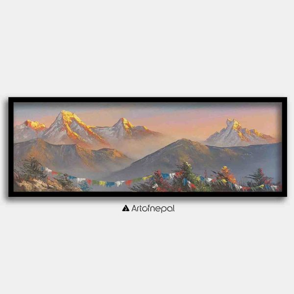 ALJC105- Sunrise over Mt.Ama Dablam and Fishtail