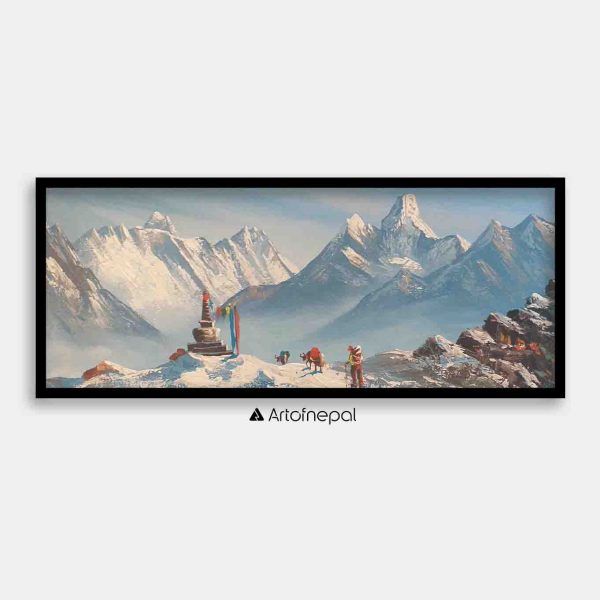 ALJC114- Beautiful View of Mt.Everest and Ama Dablam