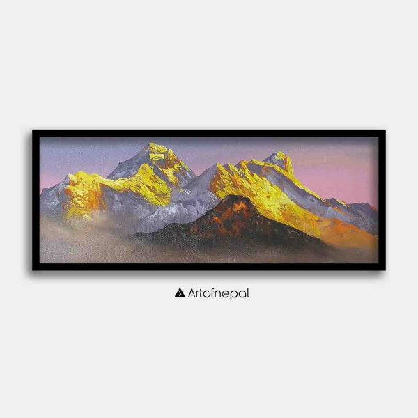 ALJC31 - Scenery of Sunset over Mt.Everest