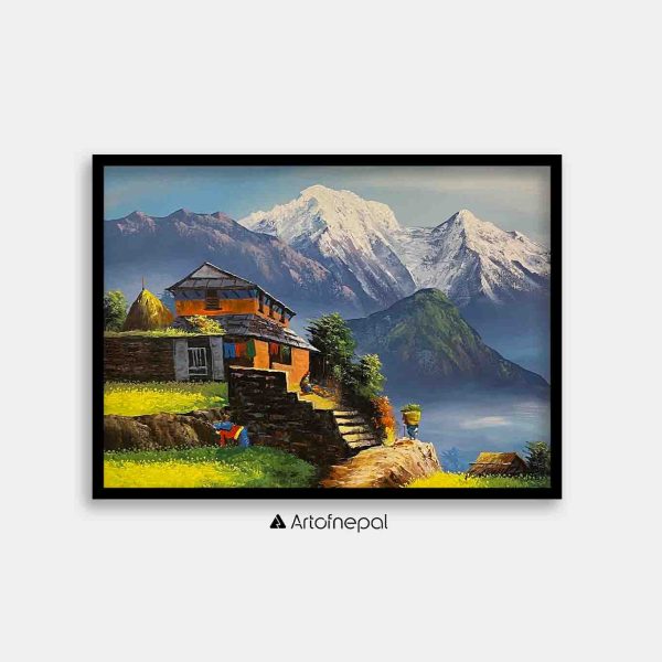 ALJC41 - Traditional Nepali house near Mt.Annapurna