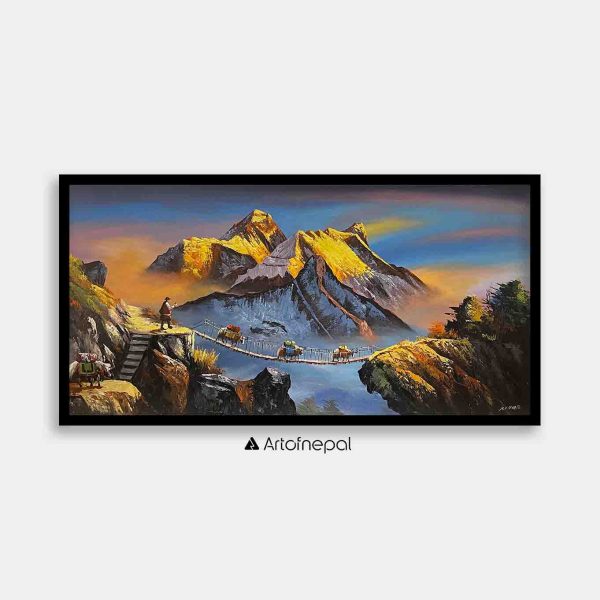 ALJC45 - Sherpa's lifestyle near Mt.Everest