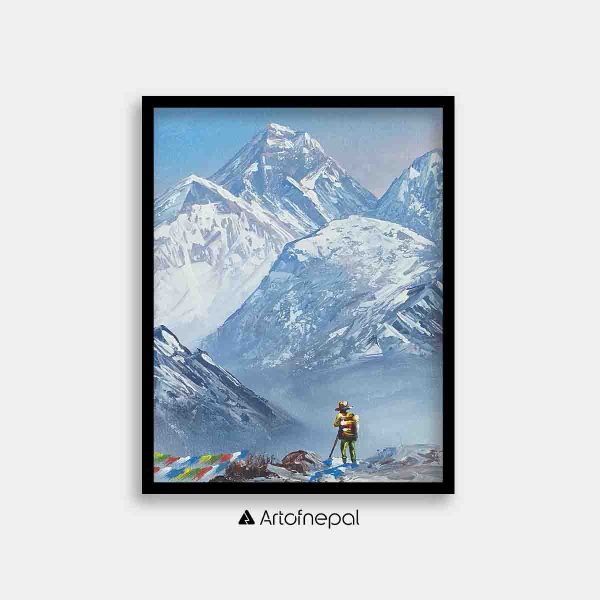 ALJC46 - Snow capped Mt.Everest