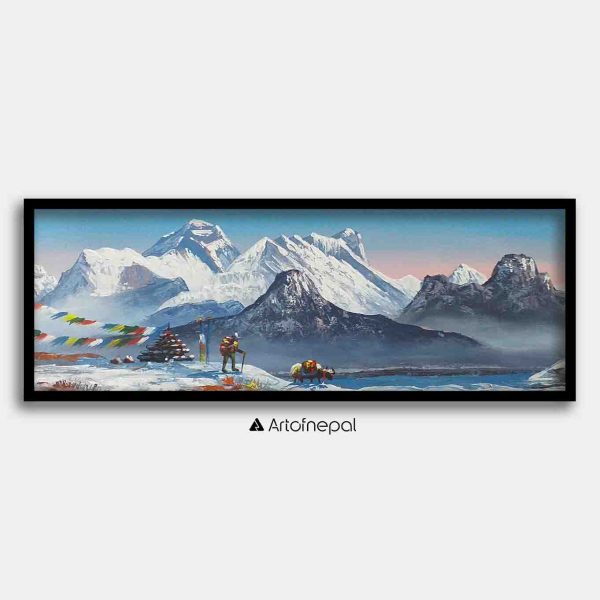 ALJC49 -Scenery of Mt.Everest and Kala Patthar