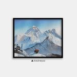 ALJC86- Beautiful snow capped Mt.Everest