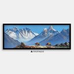 ALJC92- Beautiful range of Mt.Everest and Ama Dablam