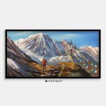 ALOM127- Traveller journey to snow capped Mt. Everest