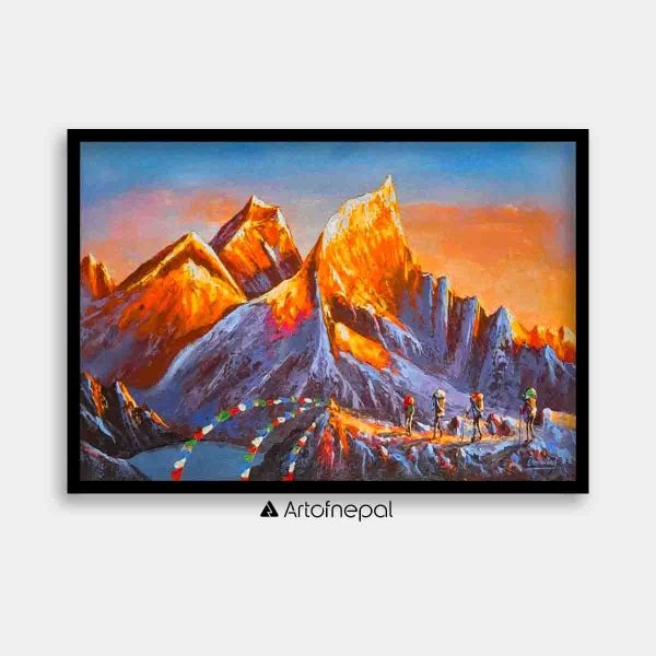 ALOM20- Sunset over Mt.Everest and Kala Patthar
