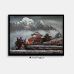 ALOM46- Annapurna Range's view from a Nepali house