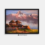 ALOM60- Annapurna range and Traditional Nepali House