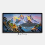 ALOM70- Sunrise over Mt.Everest and Hills