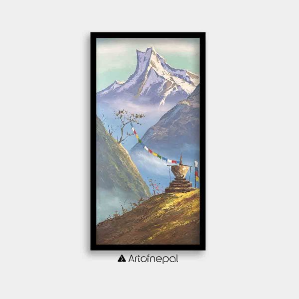 ALKB02 - View of snow capped Mt.Machhapuchhre