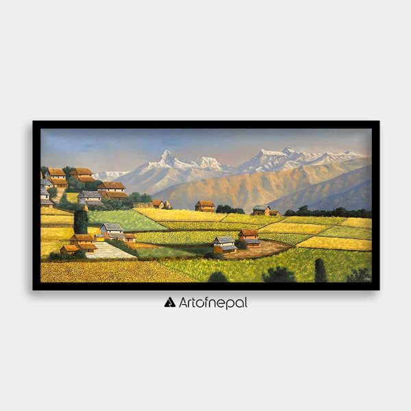 OLJT01 - Mustard field in Nepali village