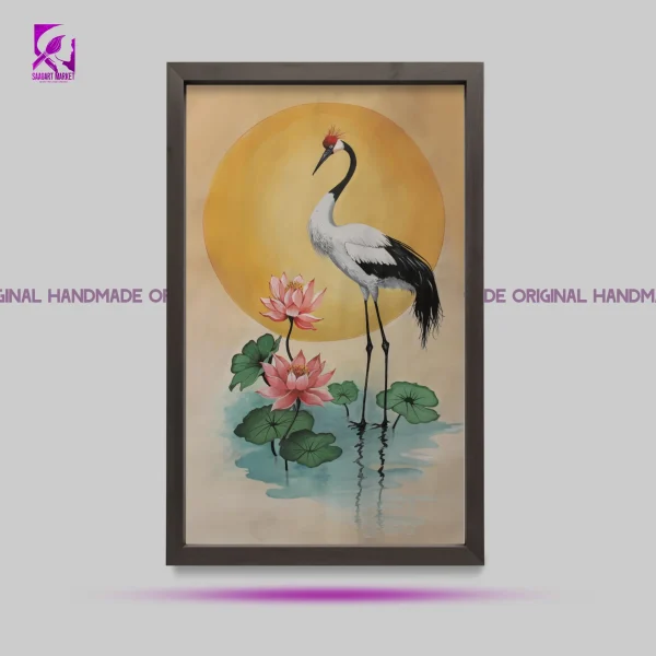 ORIGINAL HANDMADE | SYMBOL OF PEACE | JAPANESE STYLE | SUWAN BIRD | WILD & ANIMAL